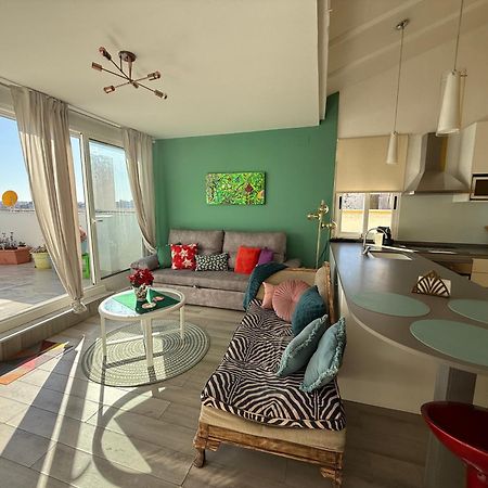 Ferienwohnung Petite Penthouse With The Sunniest Terrace In Valencia Exterior foto